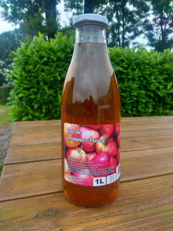 Jus de Fruits Pomme Fraise
