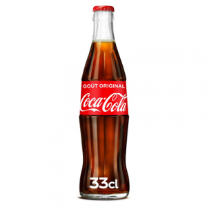 Coca Cola goût original 33cl verre consigné